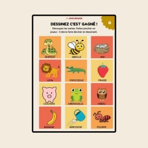 dessiner animaux jeu