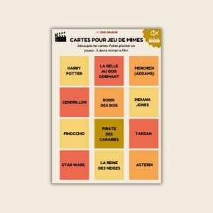 jeu mime films enfants