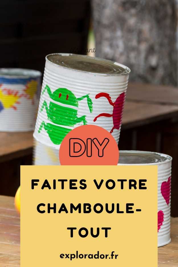 jeu de chamboule tout maison