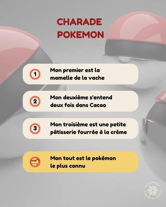 charade pokemon facile