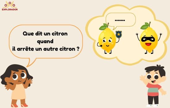 devinette rigolote citron pour enfant