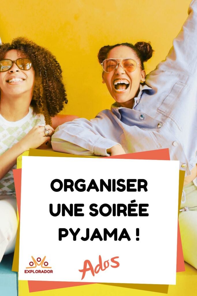filles adolescentes qui s'amusent à une soirée pyjama