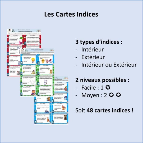 cartes indices chasse au tresor jeu video