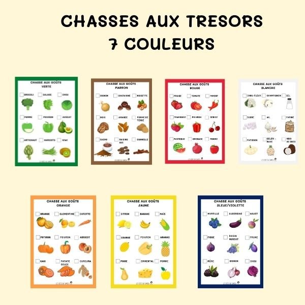 chasses aux tresors legumes fruits
