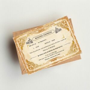 invitation anniversaire sorciers