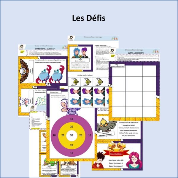 page défis type pokemon