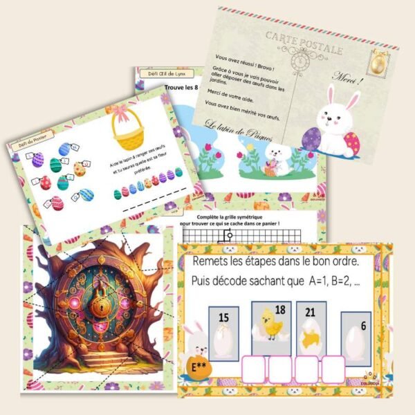 exemples d'énigmes de paques
